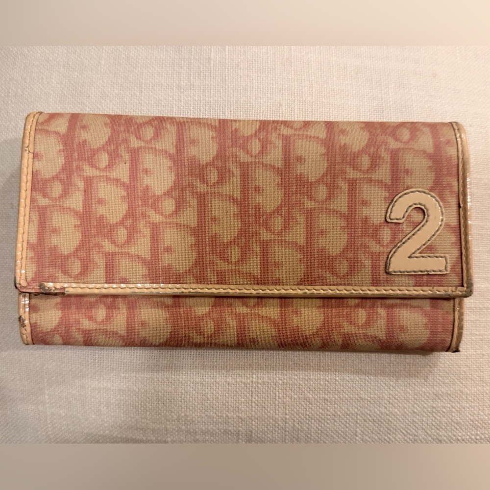 Dior trotter girly long wallet